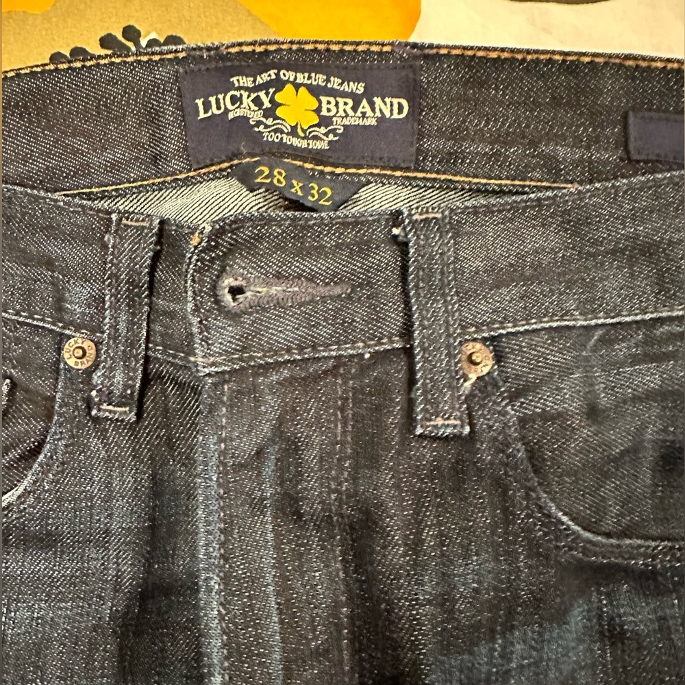 Lucky Brand Dean jeans. Slim fit. 28 x 32 but hemmed to 28 x 30 - Picture 3 of 6
